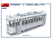 Збірна модель MiniArt Радянський трамвай серії Х середнього типу 1:35 (MA38026)