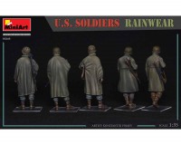 Сборные фигурки MiniArt Американские солдаты в дождевых накидках U.S. Soldiers Rainwear 1:35 (MA35245)