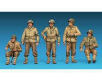 Сборные фигурки MiniArt Американский экипаж джипа и военные полицейские, специальное издание 1:35 (MA35308)