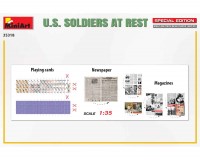 Збірні фігурки MiniArt Американські військові на відпочинку, спеціальне видання 1:35 (MA35318
