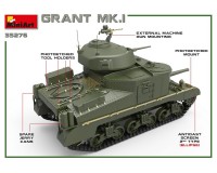 Збірна модель MiniArt Американський середній танк Grant Mk.I 1:35 (MA35276)