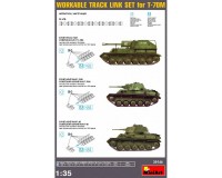 Сборная модель MiniArt Набор рабочих траков для танка Т-70М 1:35 (MA35146)