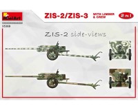 Сборная модель MiniArt Пушка ЗИС-2/ЗИС-3 с передком и боевым расчетом (2 в 1) 1:35 (MA35369)