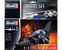 Подарочный набор Revell с моделью истребителя F-117A Nighthawk 1:72 (RVL-63899)
