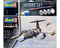 Подарочный набор Revell с моделью истребителя F-104G Starfighter 1:72 (RVL-63904)