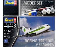 Подарочный набор Revell с моделью пассажирского самолета Boeing 727-100 Germania 1:144 (RVL-63946)