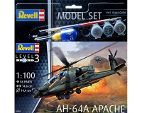 Подарунковий набір Revell з моделлю бойового вертольота AH-64A Apache 1: 100 (RVL-64985)