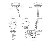 Модуль GPS CUAV NEO 4 SE