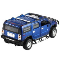 Машина Meizhi Hummer H2 1:24 металлическая (синий)
