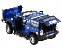 Машина Meizhi Hummer H2 1:24 металева (синій)