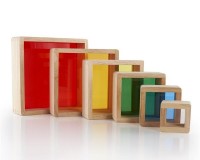 Набор блоков Guidecraft Block Play Цветная Пирамидка (G5066)