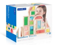Набор стандартных блоков Guidecraft Block Play Большая радуга, 30 шт. (G3016)