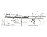 Набор Модельний Світ Classic для изготовления схематической модели резиномоторного самолета