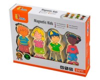 Набір магнітних фігурок Viga Toys Діти (59699VG)
