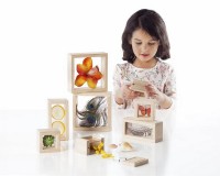 Набор блоков Guidecraft Natural Play Сокровища в ящиках, прозрачный (G3084)