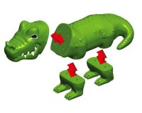 Пазл 3D магнітні тварини POPULAR Playthings Mix or Match (джунглі)