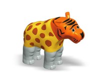 Пазл 3D магнітні тварини POPULAR Playthings Mix or Match (джунглі)