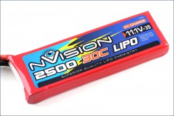 Аккумулятор 11.1V 2500mAh 3S 30C (nVision, NVO1811)