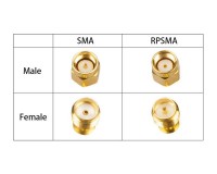 Переходник угловой 90° для FPV и радиооборудования (RP-SMA F - SMA M)