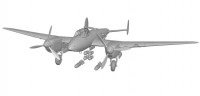 Збірна модель Зірка пікіруючий бомбардувальник «Пе-2» 1:48