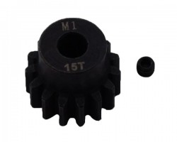 Піньон сталевий RCTurn M1.0 під вал 5 мм (15T) (RTG02A15T)
