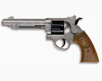 Пістолет EDISON West Colt 28см 8-зарядний з мішенню і кульками (465/32)