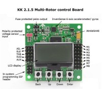 Полетный контроллер KK 2.1.5 Multi-rotor с LCD дисплеем