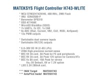 Полётный контроллер Matek H743 WLITE