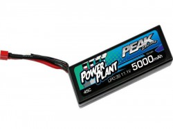Аккумулятор Peak Racing Power Plant Lipo 5000mah 11.1 V Deans Plug 45C (Black case) 12AWG