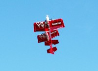 Самолет Precision Aerobatics Addiction 1000мм 3D KIT красный