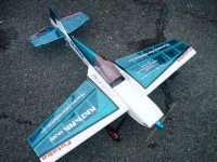 Самолет Precision Aerobatics Katana Mini 1020мм 3D KIT синий