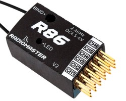 Приемник RadioMaster R86 V2 D8/D16/SFHSS