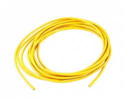 Провод силиконовый QJ 20 AWG (желтый), 1 метр