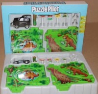 Управляемый пазл Amewi Puzzle Pilot Пикап (парк Юрского периода)