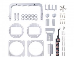 Комплект деталей RadioMaster TX16S CNC Upgrade Parts Set (Silver) for V3 Gimbal