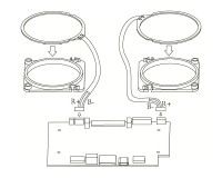 Комплект LED модов RadioMaster TX16S LED Gimbal shrould kit (White)