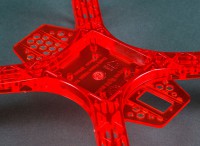 Рама квадрокоптера HobbyKing FPV250 V4 Ghost Edition 250мм червона