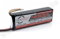 RC Plus PYTHON Li-Po battery 11.1V 4000 mAh 3S1P 25C T-plug  Soft Case