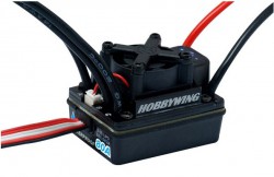 Влагозащищённый бесколлекторный регулятор скорости HobbyWing EZRUN-WP-80A-SL для автомоделей (HW81010390)