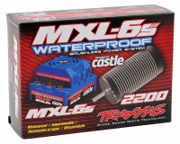 Регулятор скорости Traxxas MXL-6s Brushless с двигателем 2200 KV с влагозащитой