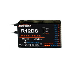 Приемник 11 каналов Radiolink R12DS SBUS для авиамоделей