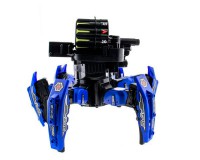 Робот-павук Keye Space Warrior з ракетами, дисками, лазером, колір синій