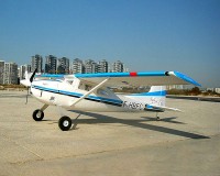 Літак TOP-RC Cessna C185 RTF 1500 мм (синій) з поплавками