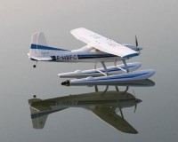 Самолет TOP-RC Cessna C185 PNP 1500 мм (синий) с поплавками