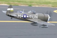 Самолет FMS Republic P-47 Thunderbolt PNP Green (1400mm) (FMS019-1 Green)