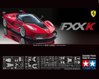 Збірна модель автомобіля Tamiya Ferrari FXX K 1:24 (24343)