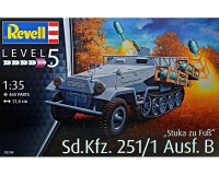 Сборная модель полугусеничного бронетранспортера Revell Sd.Kfz. 251/1 Ausf. B Stuka zu FuB 1:35 (RV03248)