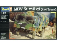 Сборная модель полноприводного грузовика Revell LKW 5t. mil gl 1:72 (RV03300)