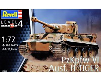 Збірна модель важкого танка Revell PzKpfw VI Ausf. H Tiger 1:72 (RV03262)