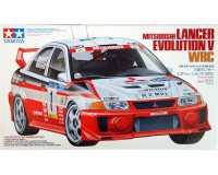 Збірна модель Tamiya автомобіля Mitsubishi Lancer Evo V WRC 1:24 (24203)